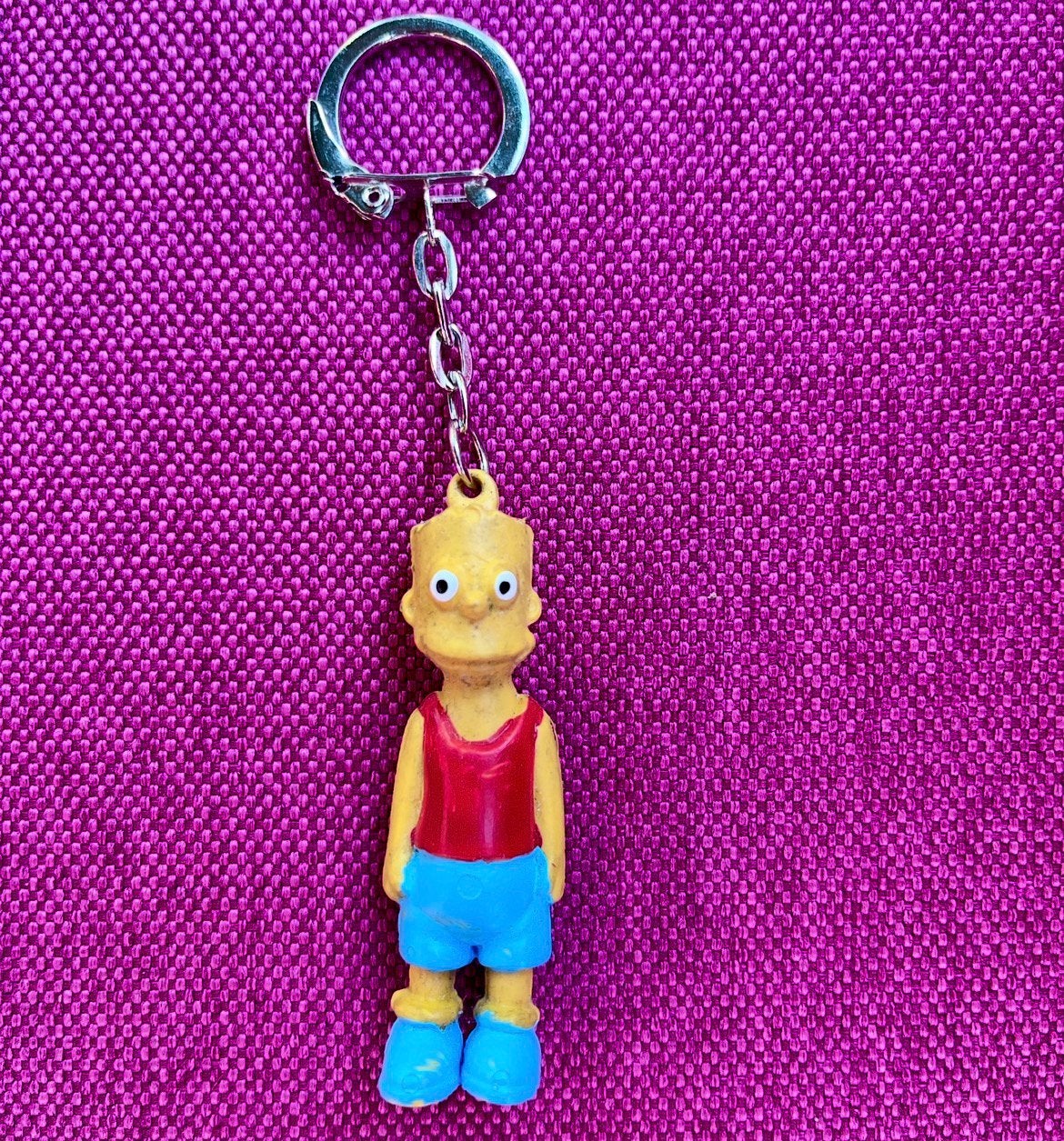 Bart Simpson sleutelhanger jaren ‘90 - The Simpsons, Verzamelen, Ophalen of Verzenden, Gebruikt, Knuffel of Figuurtje