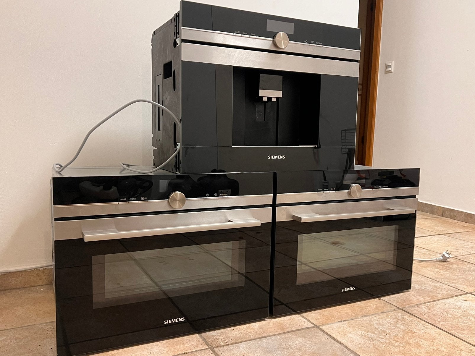 Siemens combi magnetron oven koffiemachine stoomoven, Ophalen of Verzenden, Zo goed als nieuw