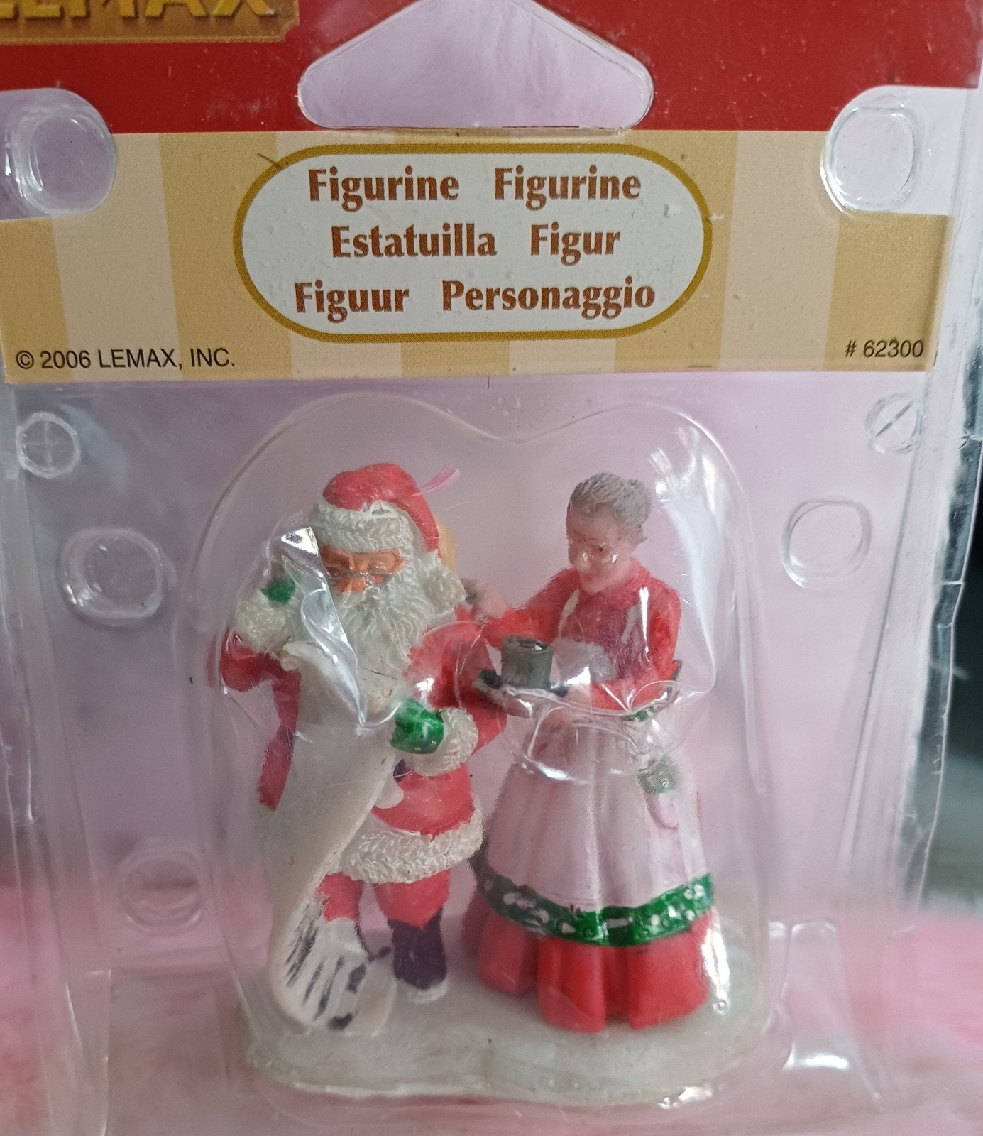 Lemax kerstman en vrouw, Diversen, Kerst, Ophalen of Verzenden, Nieuw