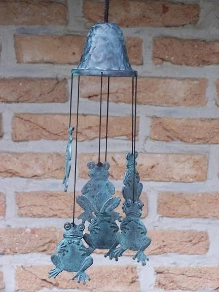 windgong / brons / KIKKERS, Tuin en Terras, Tuinwanddecoratie, Huis en tuin decoratie Marie, Nieuw, Info@huisentuindecoratiemarie.nl