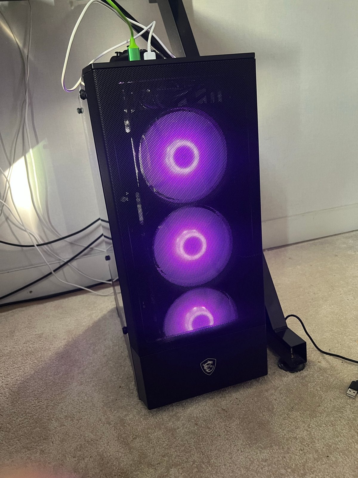 MSI Gaming PC - RTX 3050, Ryzen 5 5500, 16GB RAM, 500GB SSD, Ophalen, Zo goed als nieuw, Gaming, SSD