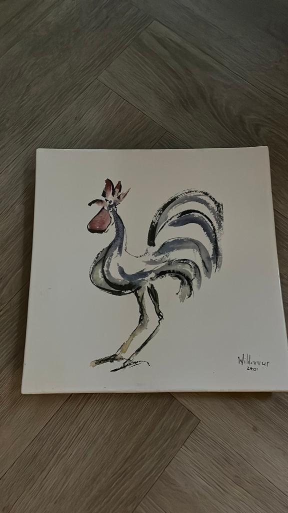 Karamiek schoonhoven Haantje, Antiek en Kunst, Antiek | Keramiek en Aardewerk, Ophalen of Verzenden