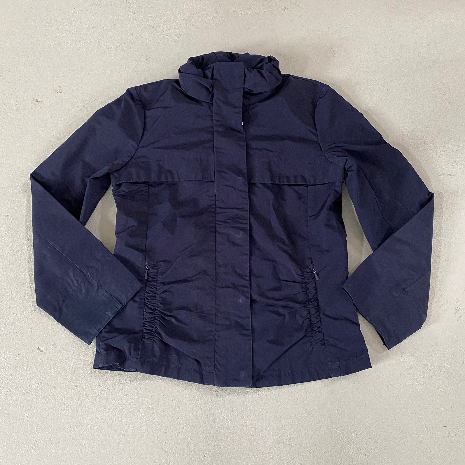 Mooie donkerblauwe zomerjas van River Woods maat 152, Verzenden, Zo goed als nieuw, Meisje, Jas