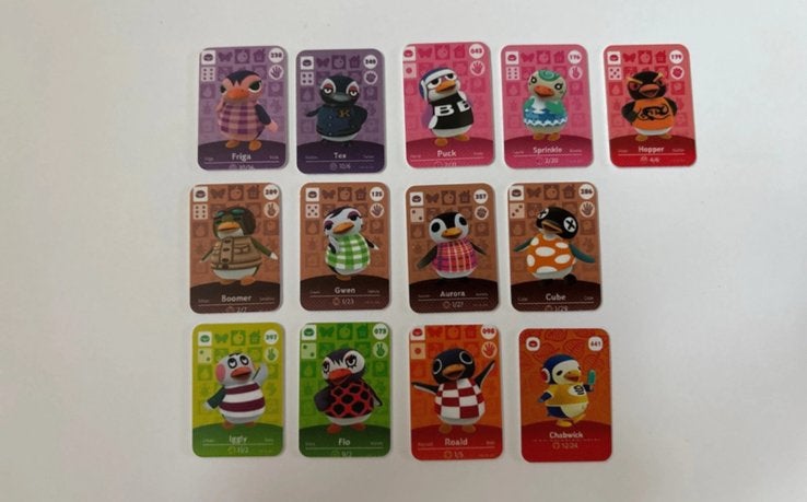 Mini ACNH Amiibo ~ Pinguïns (13), Ophalen of Verzenden, Nieuw