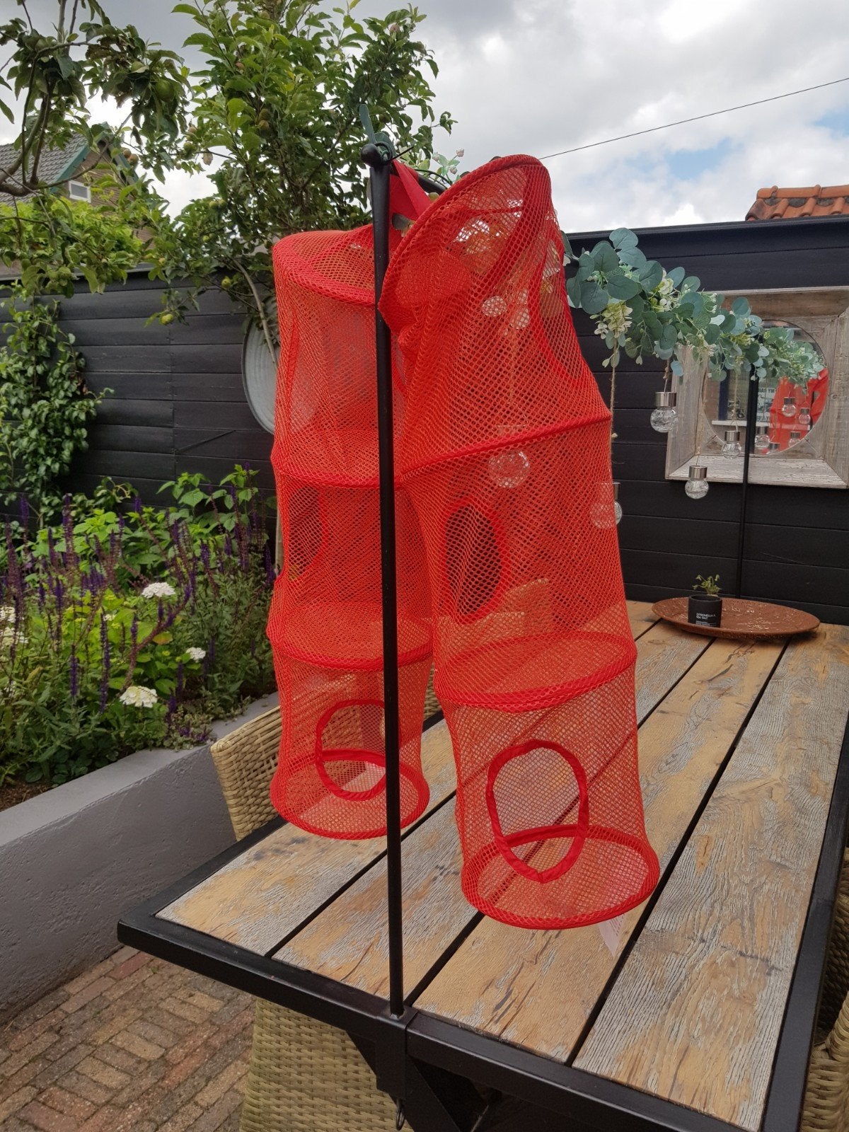 2x Rode IKEA Minifångst Hangzakken voor Speelgoed/Knuffels, Ophalen of Verzenden, Zo goed als nieuw