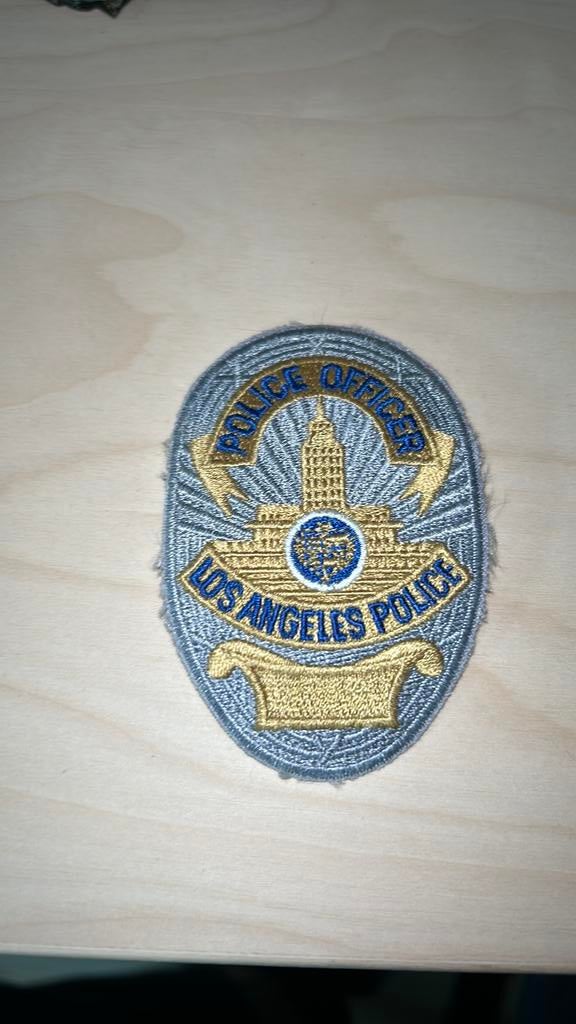 Patch LAPD, Ophalen of Verzenden, Overige soorten, Amerika, Embleem of Badge