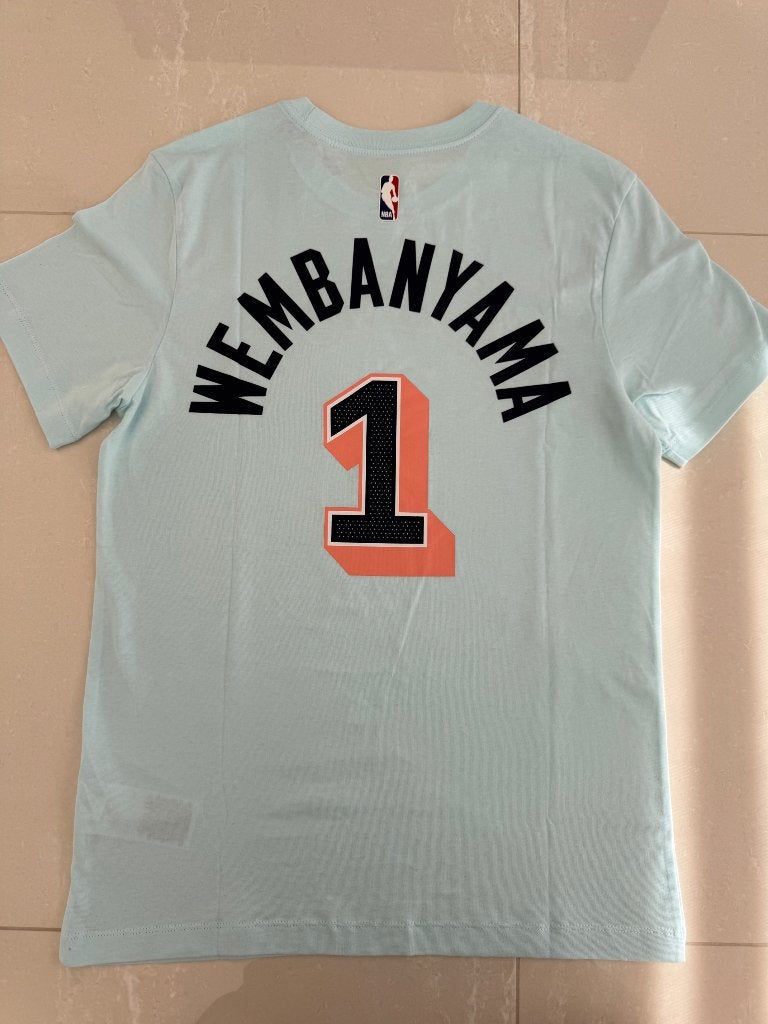 Nike Victor Wembanyama Spurs City Edition T-Shirt, Ophalen of Verzenden, Nieuw, Maat 46 (S) of kleiner, Nike