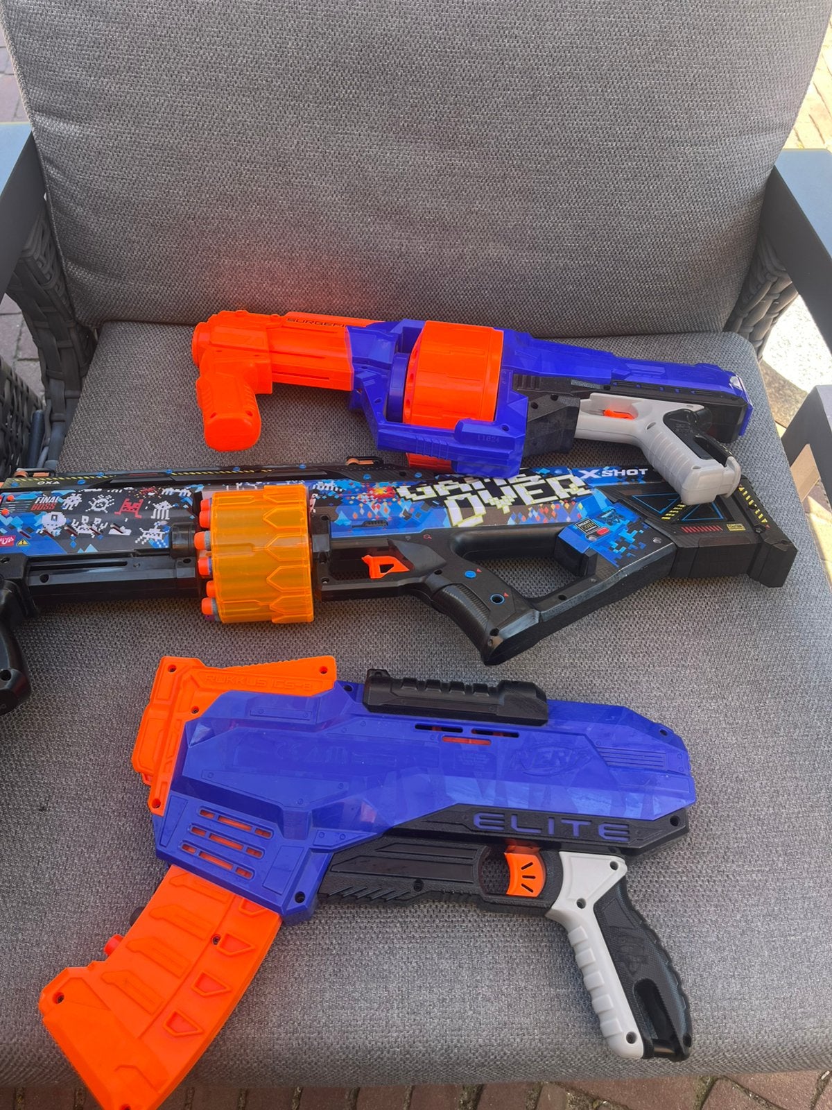 Nerf pistolen, Ophalen, Zo goed als nieuw