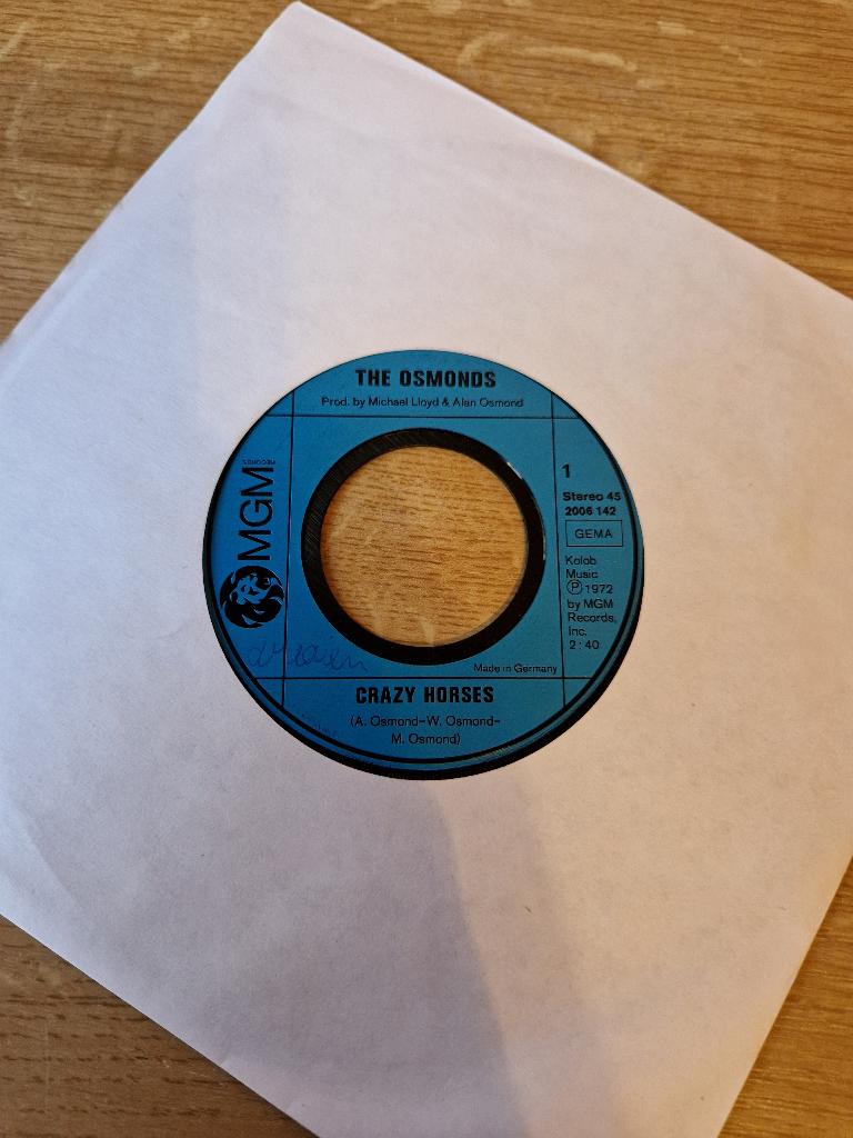Osmonds - Crazy Horses, Ophalen of Verzenden, Zo goed als nieuw, Pop