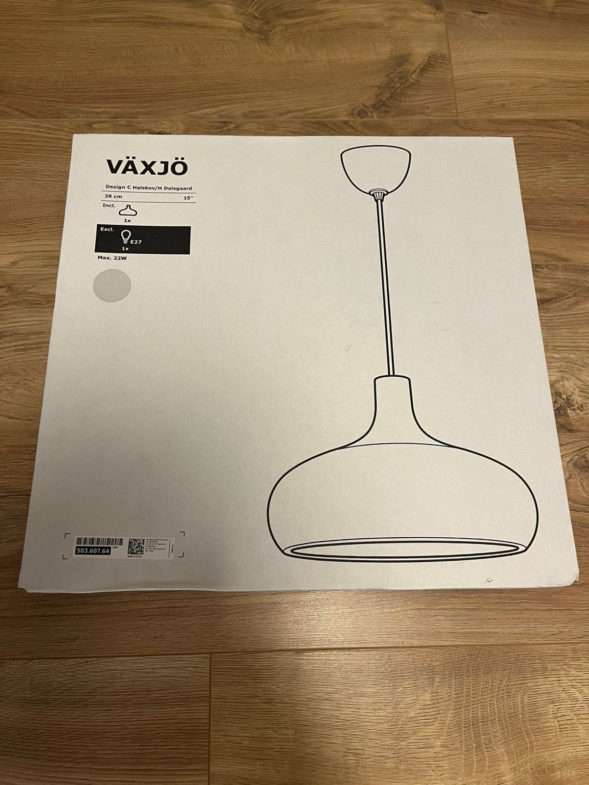 VÄXJÖ Hanglamp IKEA, Ophalen of Verzenden, Zo goed als nieuw, Minder dan 50 cm