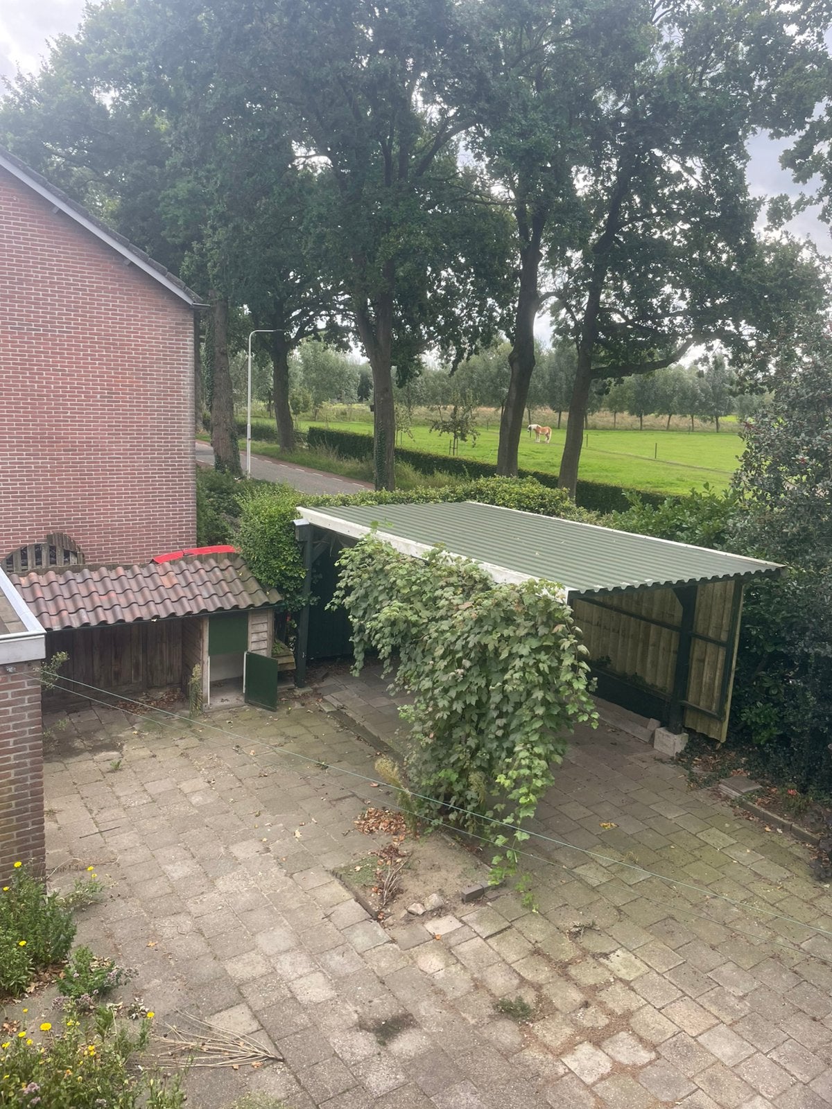 Gratis overkapping / schuurconstructie – zelf demonteren, Ophalen, Gebruikt