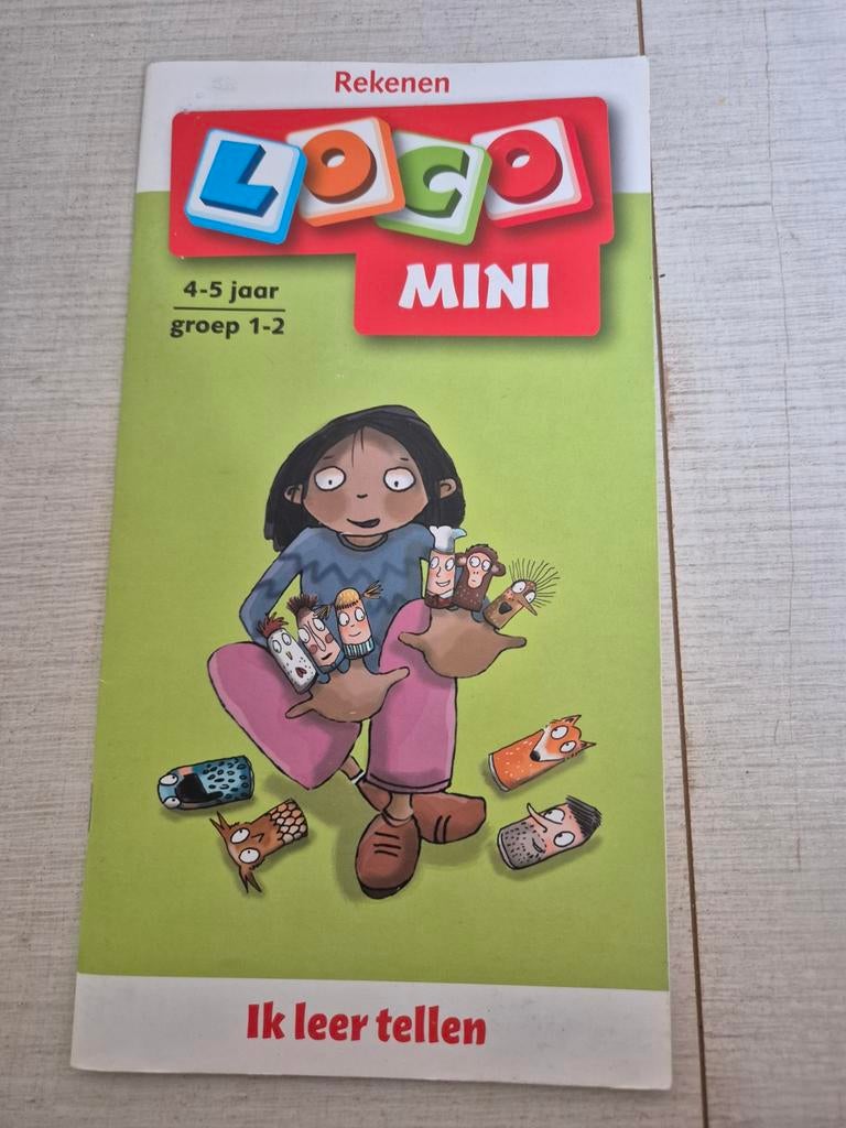 Mini Loco reken boekje: Ik leer tellen. 4-5 jr, NIEUW, Ophalen, Nieuw, Rekenen