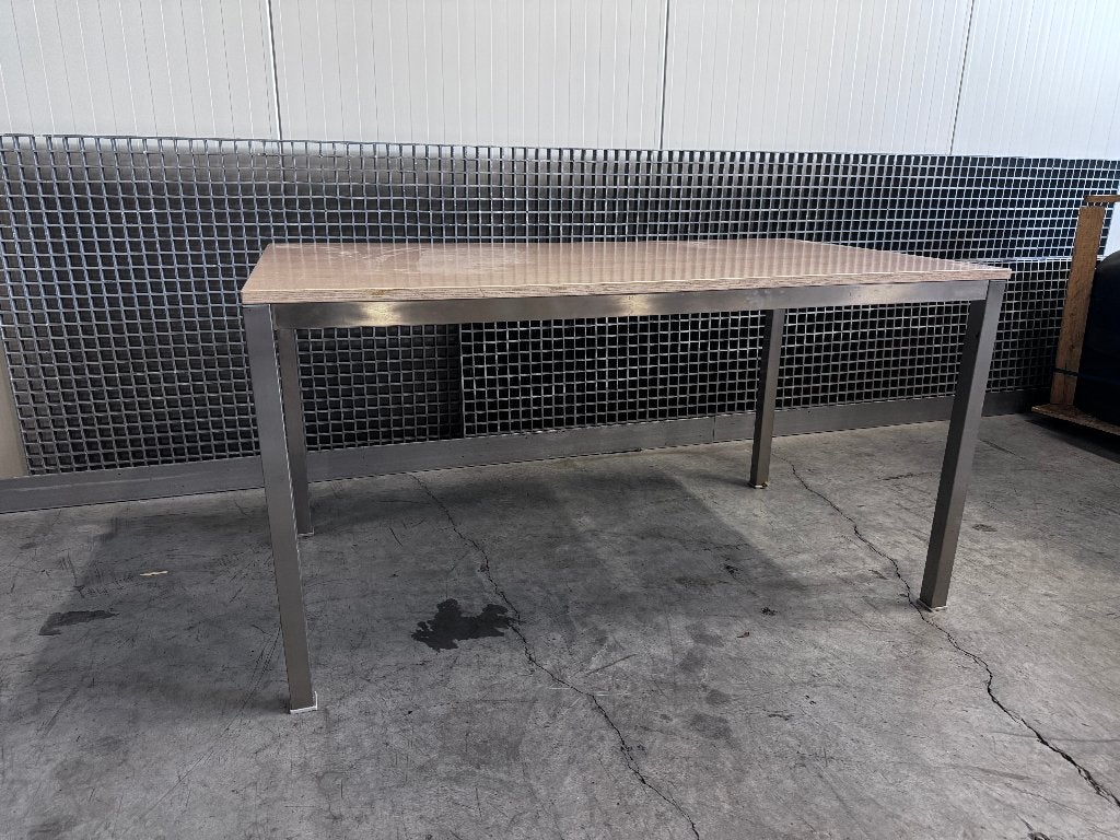 tafel 140x80 cm hoogte 75 cm, Gebruikt, 100 tot 150 cm, 50 tot 100 cm, Rechthoekig