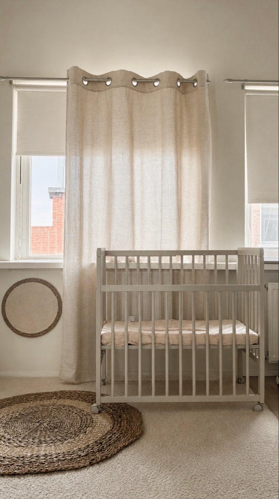 Prénatal co-sleeper Sophie - Ecru/wit, Ophalen, Zo goed als nieuw, Wieg