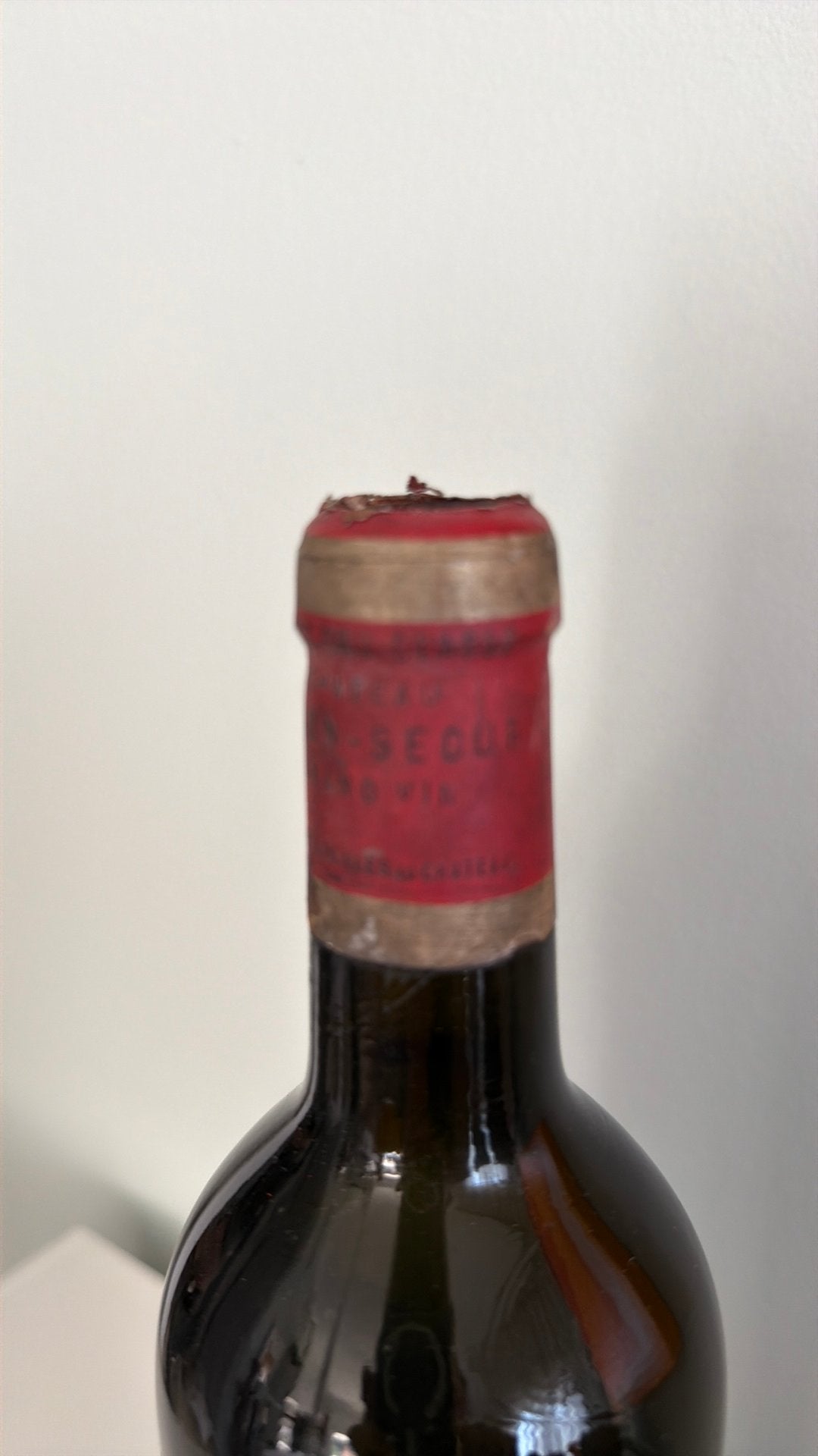 lege wijnflesChâteau Filhot 1926–Sauternes–2e GrandCruClassé, Verzamelen, Ophalen of Verzenden, Gebruikt, Frankrijk