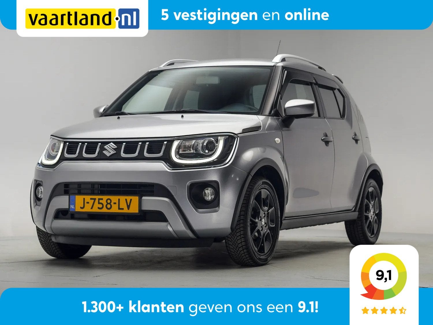 Suzuki Ignis 1.2 Smart Hybrid Select [ 1e eigenaar Apple/And, 83 pk, Gebruikt, 4 cilinders, Verwarmde buitenspiegels