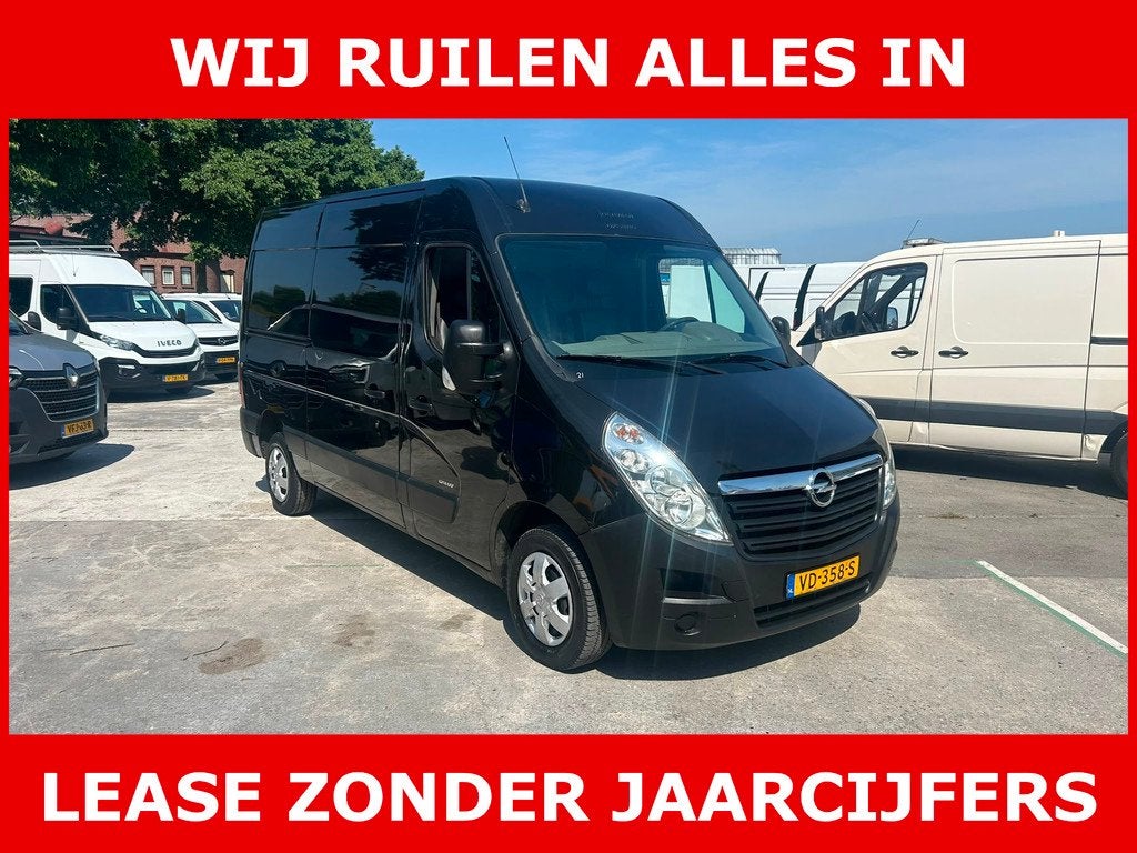 Opel Movano 2.3 CDTI L2H3, Auto's, Bestelauto's, Euro 5, 101 pk, Gebruikt, Zwart
