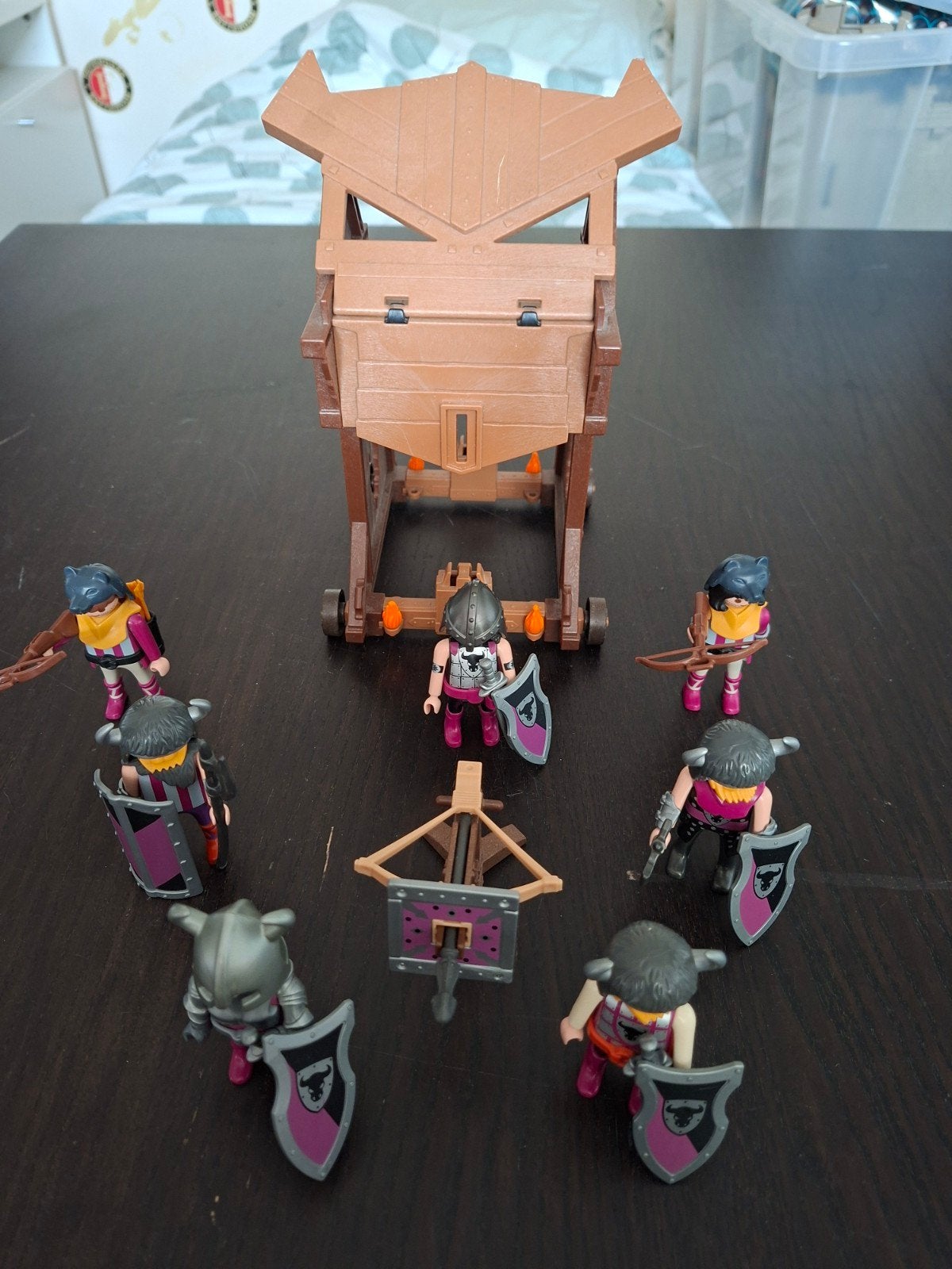 Playmobil Barbaren Vikingen met Kanon en Belegeringstoren, Gebruikt, Complete set, Overige typen, Historisch