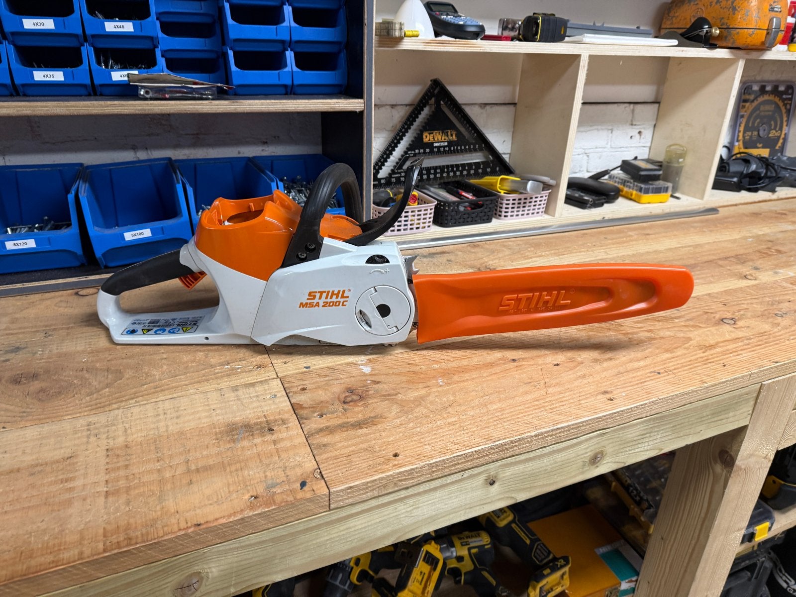 Stihl MSA 200 C Accu Kettingzaag - Zo goed als nieuw, Ophalen, Zo goed als nieuw
