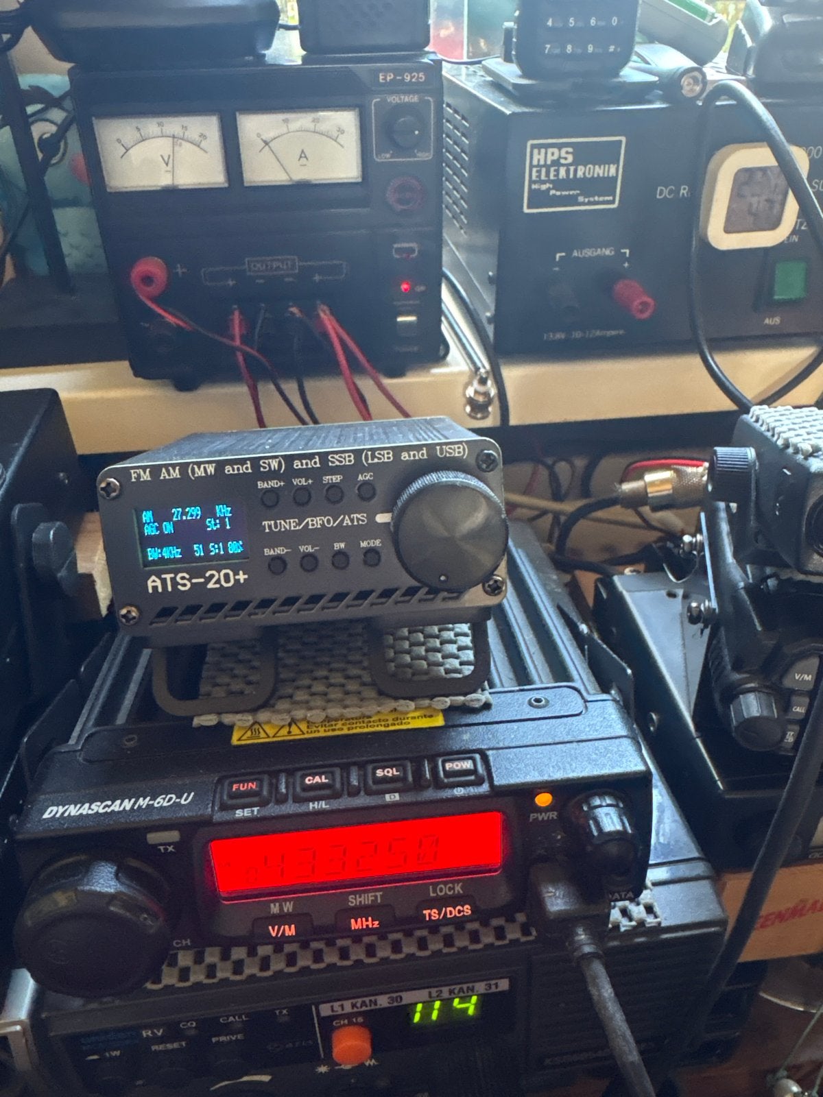 ATS-20+ Radio met adapter en antenne, Ophalen of Verzenden, Zo goed als nieuw