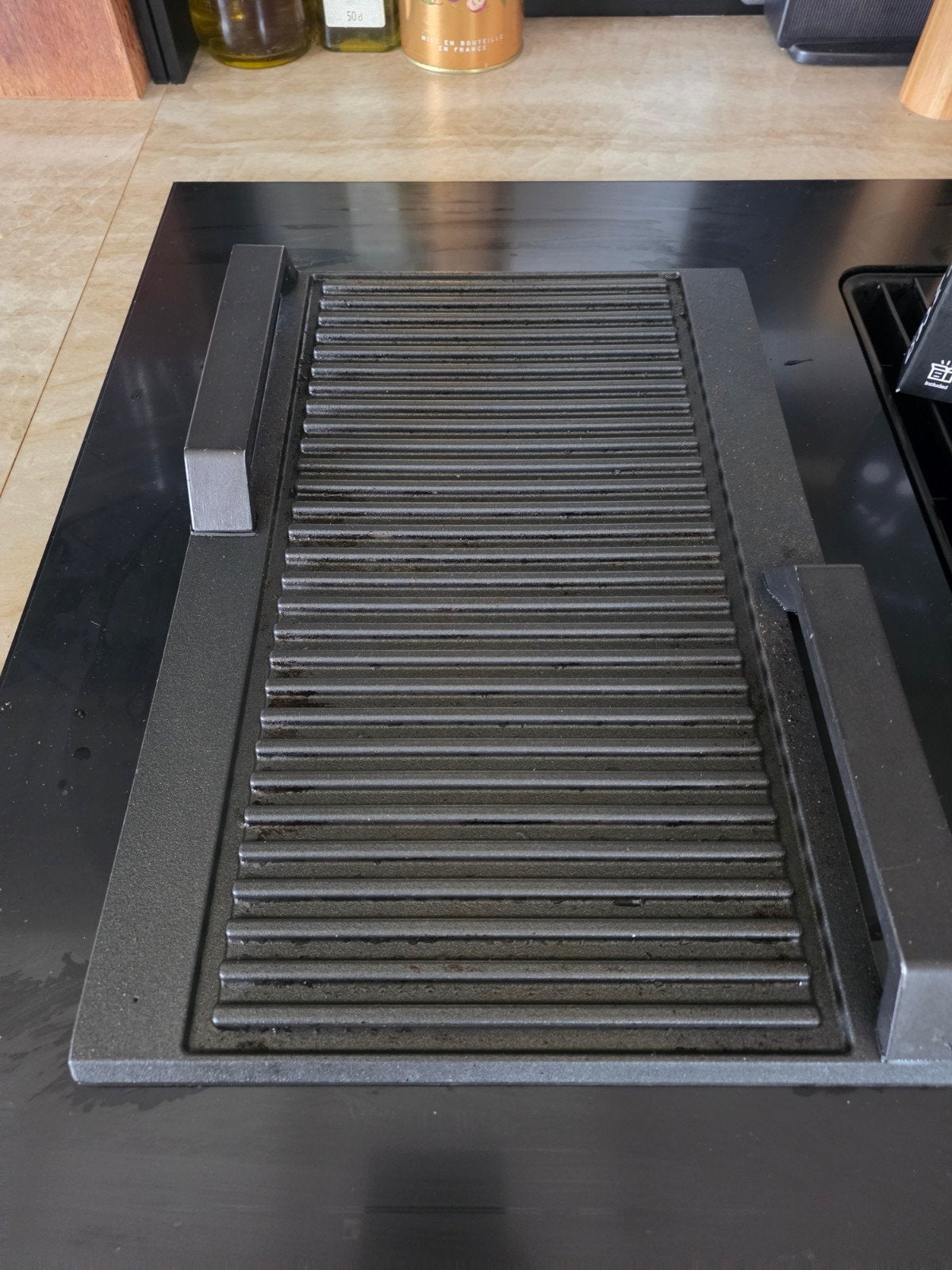 Bosch Grillplaat, geschikt voor inductiekookplaat, Antiaanbaklaag, Ophalen of Verzenden, Zo goed als nieuw, Overige typen