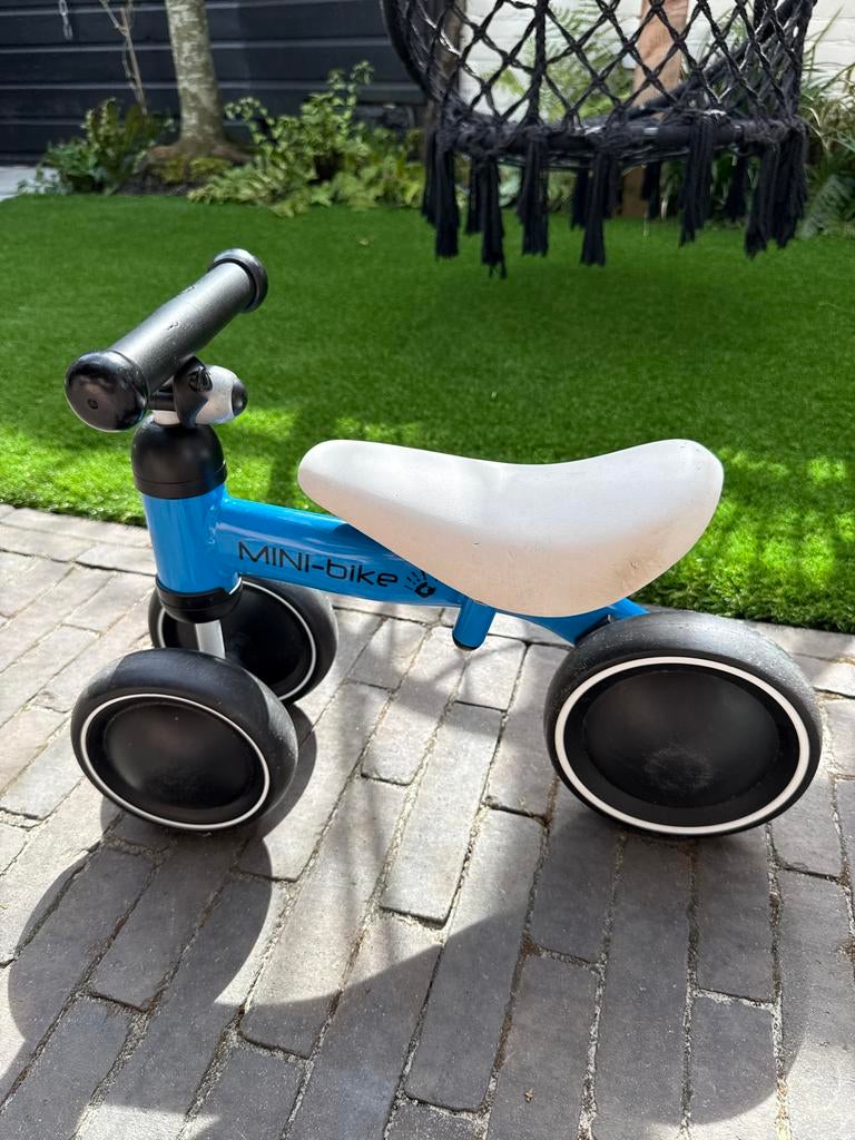 Luddy Mini Bike - Blauwe Loopfiets voor Peuters, Ophalen of Verzenden, Gebruikt, Minder dan 16 inch