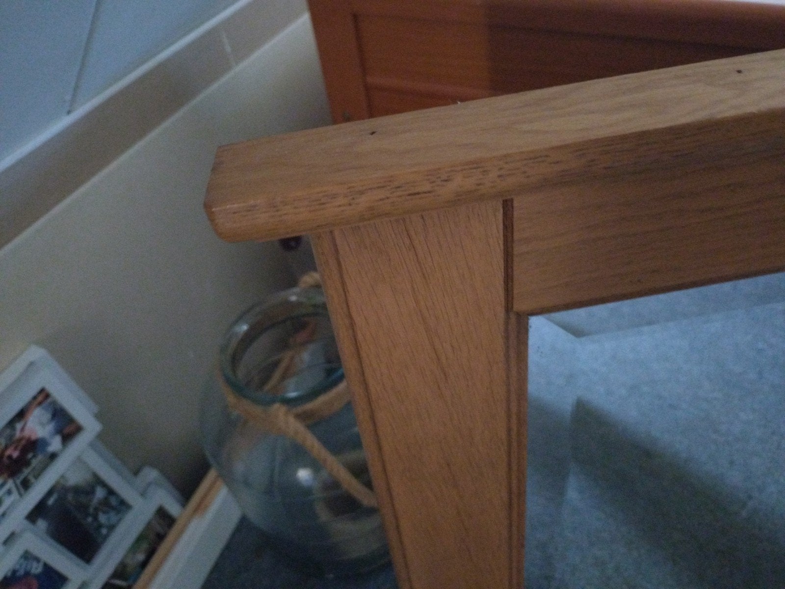 spiegel in houten frame, Ophalen