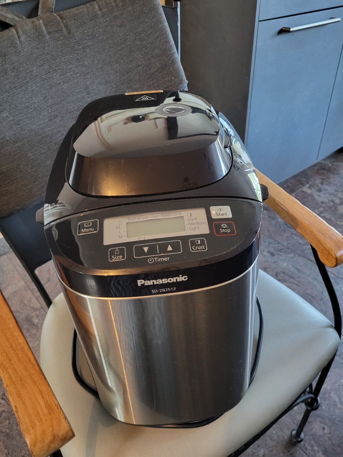 Panasonic SD-ZB2512 Broodbakmachine - Zo goed als nieuw, Met timer, Meer dan 10 programma's, 800 tot 1200 gram deeg, Ophalen of Verzenden