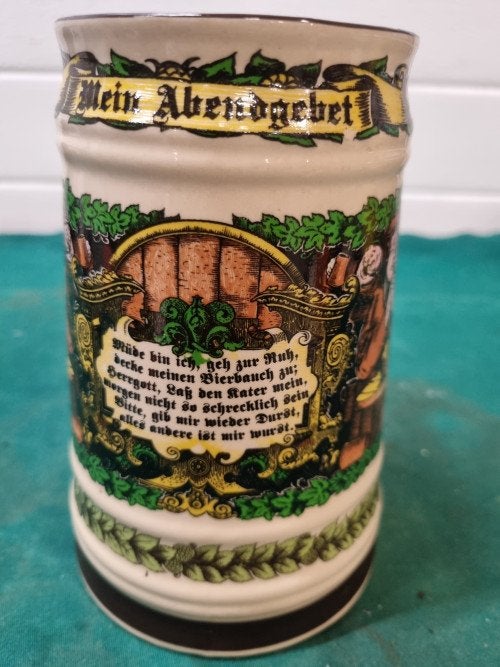 bierpul mein abendgebet aardewerk, Verzamelen, Ophalen of Verzenden, 'T Olde Gre-j, Info@toldegrej.nl, Endepoelstraat 20f Didam