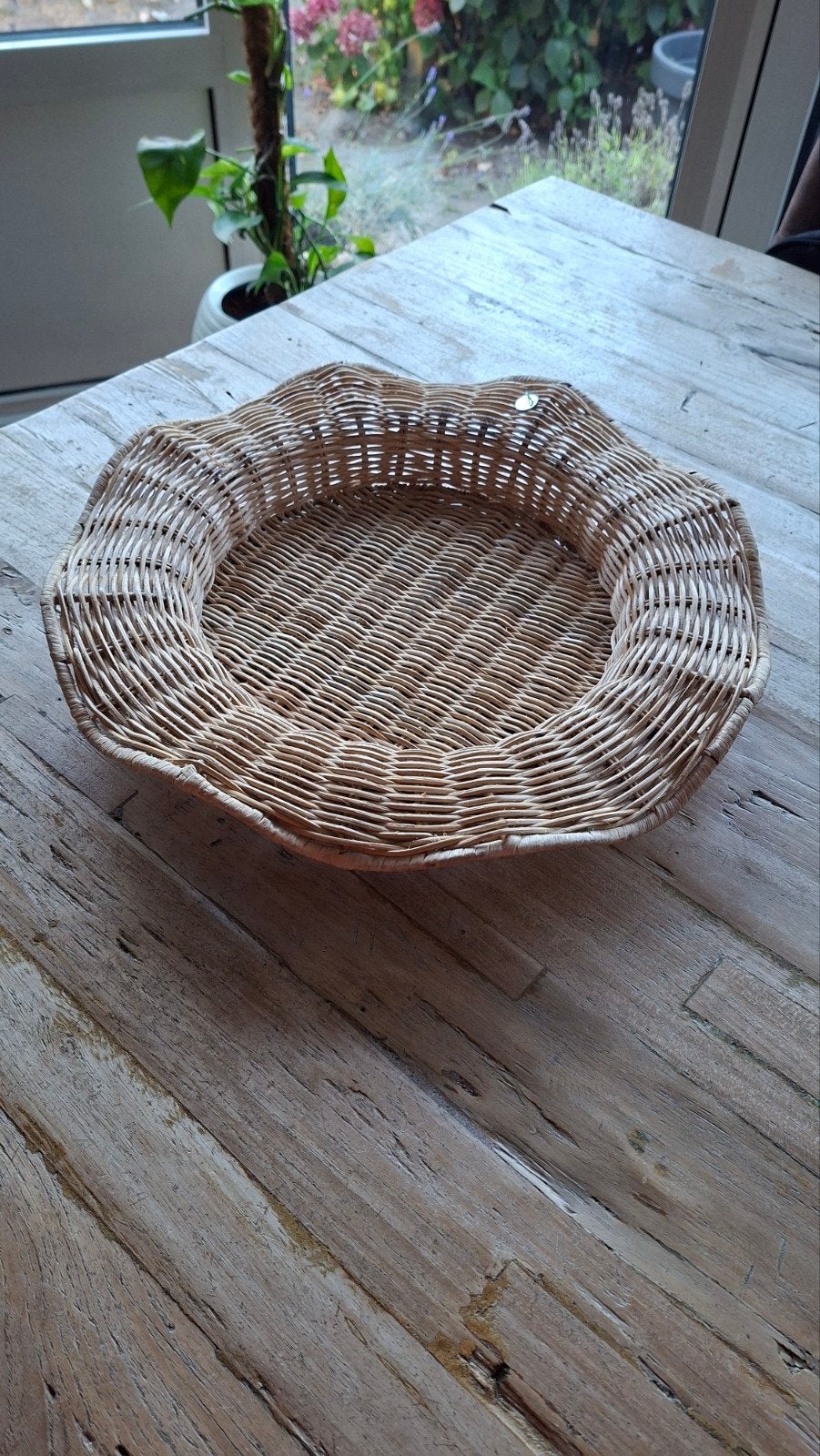 Rivièra Maison Rustic Rattan Schaal / Tray – Ø 40 cm, Gevlochten, Schaal, Rond, Ophalen of Verzenden