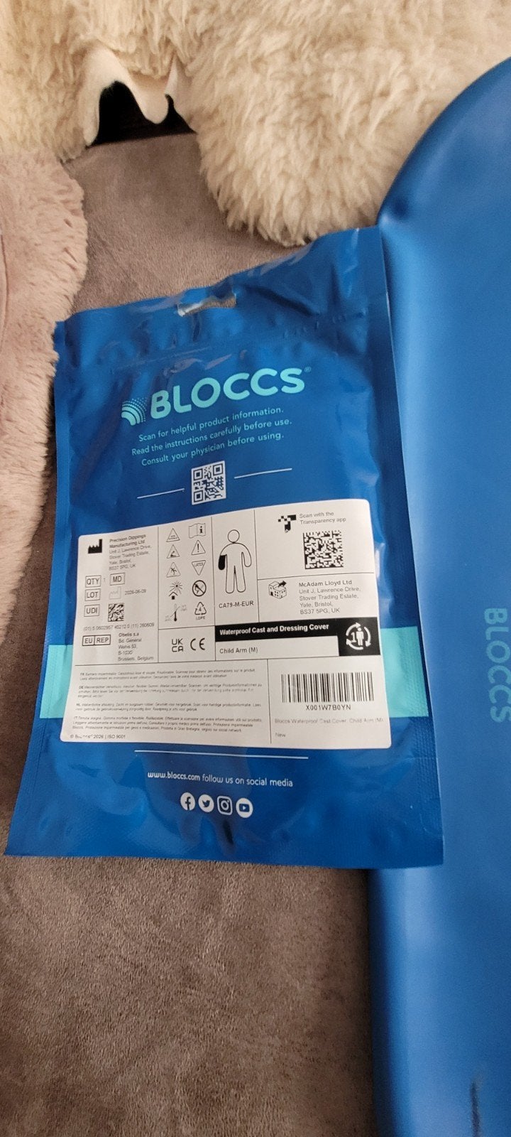 Bloccs waterdichte gipshandschoen, Diversen, Braces, Ophalen, Nieuw