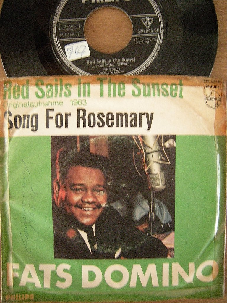 Fats Domino (Red Sails In The Sunset), Gebruikt, 7 inch, Ophalen of Verzenden, Pop