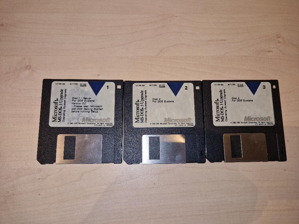 ms dos 5 diskette, Computers en Software, Vintage Computers, Ophalen of Verzenden, Microsoft