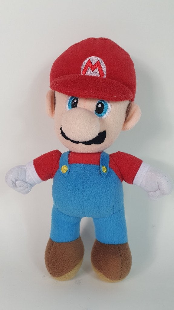 Mario, Super Mario Bros knuffel, Nintendo. 30cm. 8B9, Tweedehands verkoop, Tweedehands verkoop, Gebruikt, Overige typen