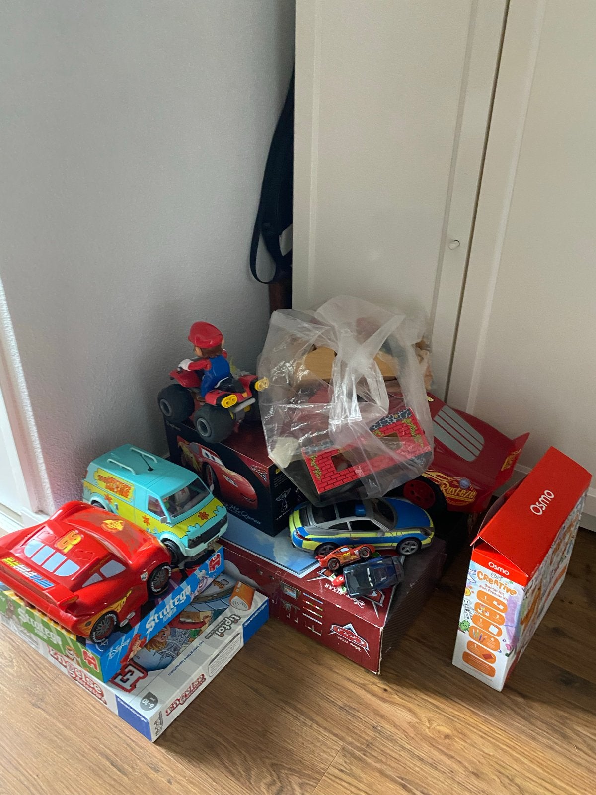 Grote speelgoedbundel: Cars, Playmobil, Disney Infinity, Tip, Ophalen of Verzenden, Gebruikt, Jongen of Meisje