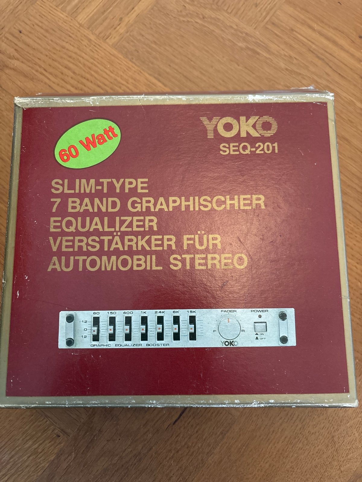 Yoko SEQ-201 7-bands Grafische Equalizer Versterker Auto, Ophalen, Nieuw