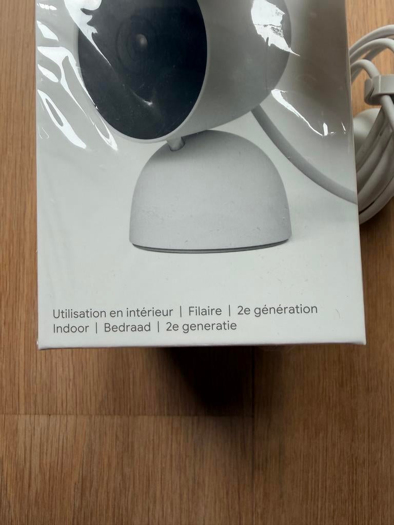 Google Nest Cam (2e generatie) bedrade binnencamera, Audio, Tv en Foto, Videobewaking, Nieuw, Binnencamera, Ophalen of Verzenden