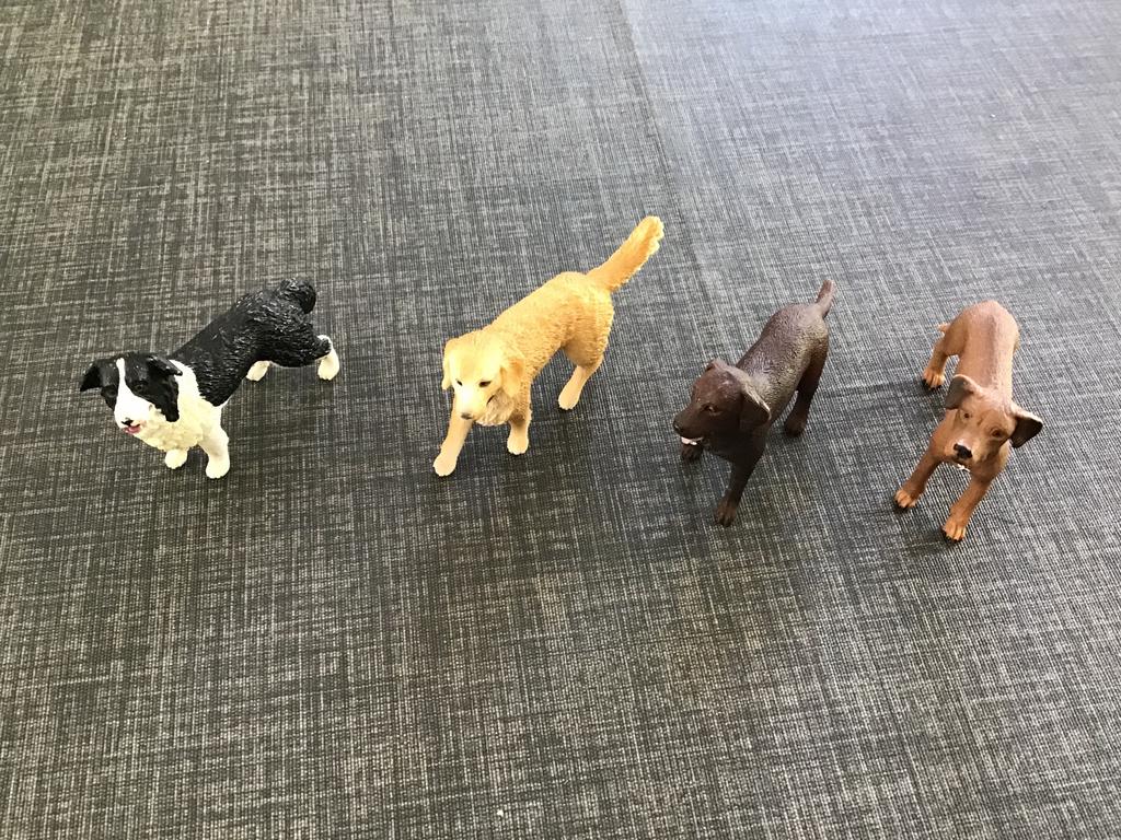 Schleich honden , per stuk, Ophalen, Zo goed als nieuw, Jongen of Meisje