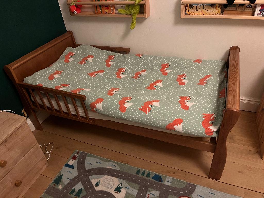 Woodies peuterbed 70 x 140, Kinderen en Baby's, Kinderkamer | Bedden, Ophalen, 70 tot 85 cm, 140 tot 160 cm, Zo goed als nieuw