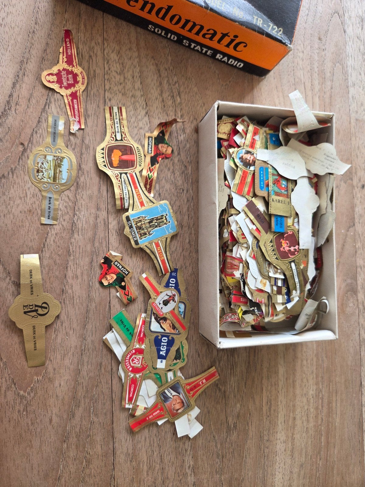 Verzameling van vintage sigarenbandjes, Ophalen of Verzenden, Gebruikt