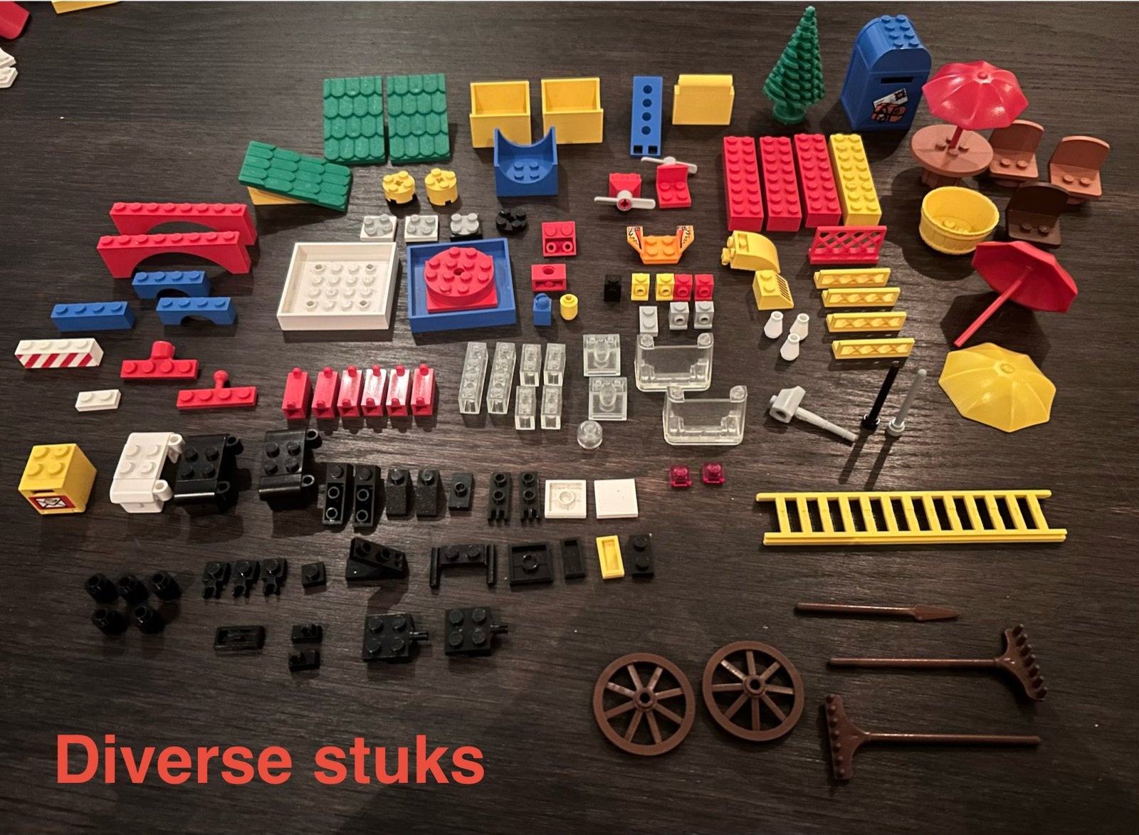 partij vintage Lego onderdelen, Ophalen, Inclusief minifiguren, Gebruikt, Lego