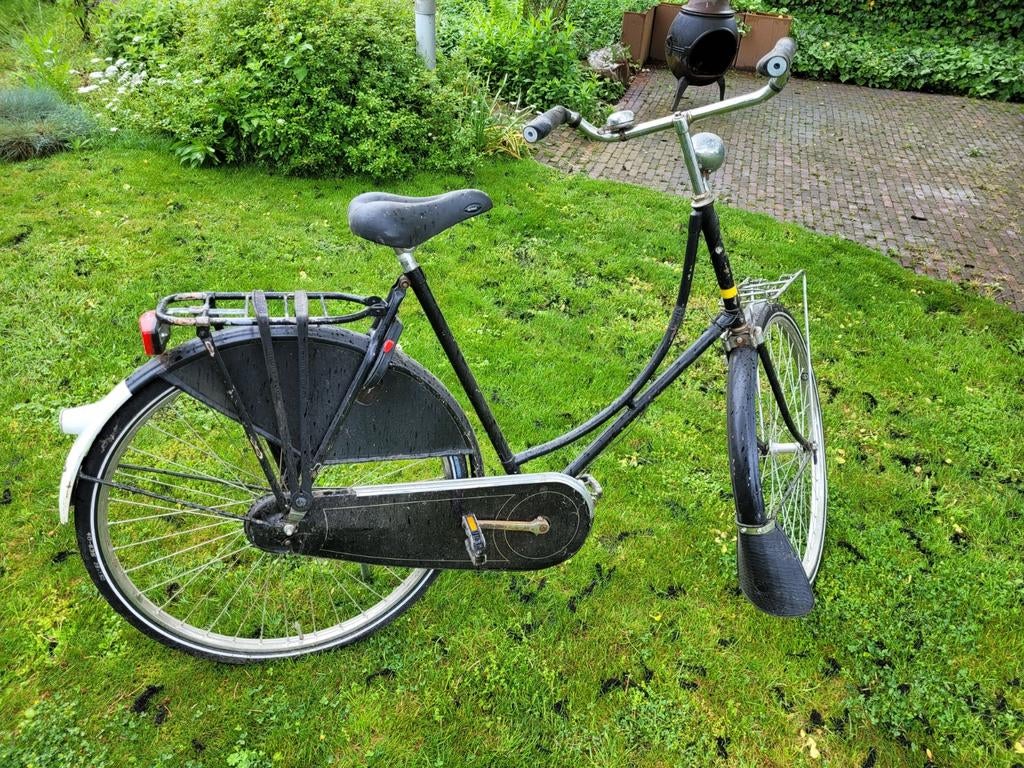 Oldtimer Gazelle Omafiets - Klassieke Damesfiets, Ophalen, Terugtraprem, Gebruikt, 56 cm of meer