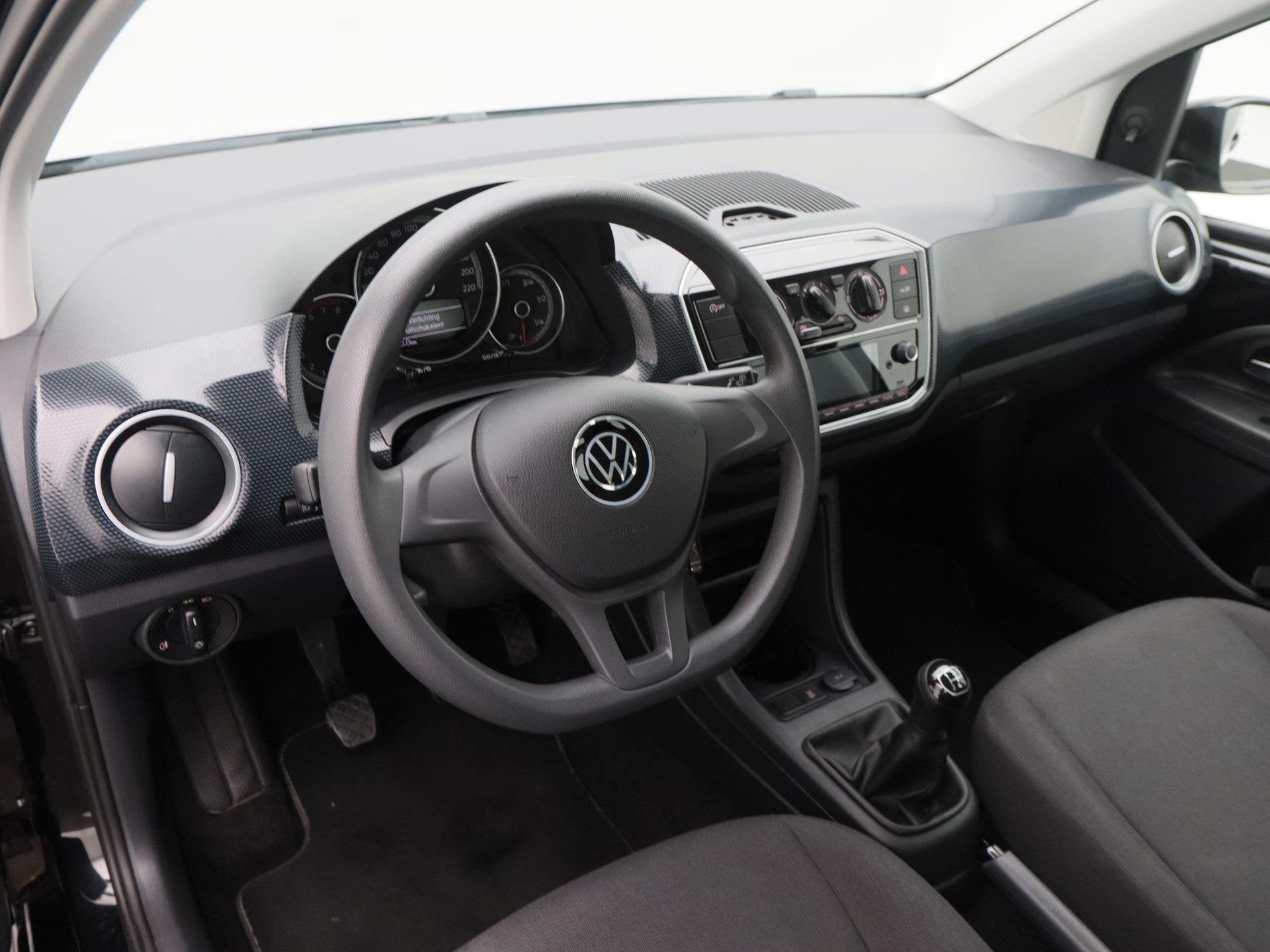 Volkswagen Up! 1.0 | Elektrische Ramen | Airco | Bluetooth |, Auto's, Stof, Gebruikt, 4 stoelen, Origineel Nederlands