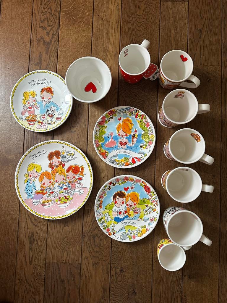 Blond Amsterdam servies: borden, kommen, mokken, Blond Amsterdam, Ophalen of Verzenden, Zo goed als nieuw, Aardewerk