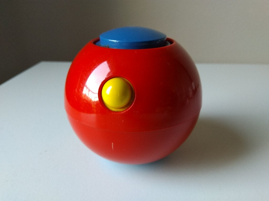 Ambi Toys duveltje uit een doosje, Ophalen of Verzenden, Zo goed als nieuw