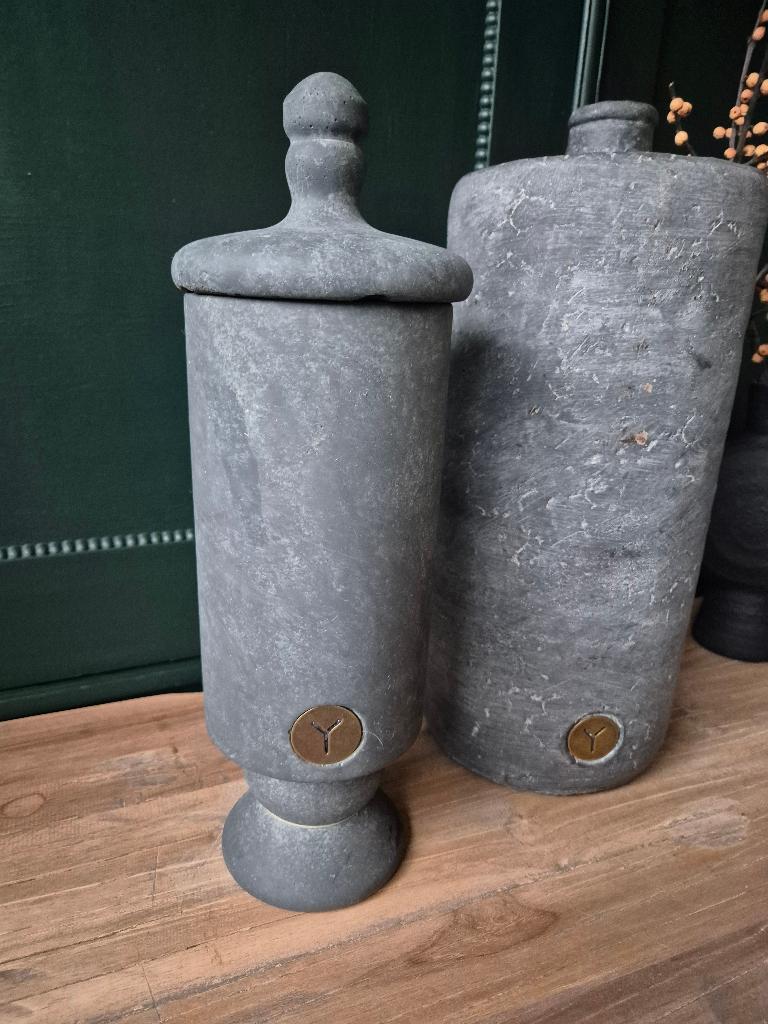 Brynxz vaas / pot met deksel, Overige materialen, *, Nieuw, *