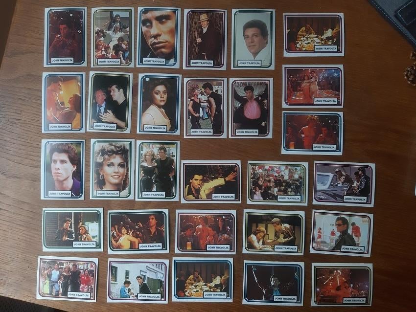 20 verzamelplaatjes John Travolta - Monty, Verzamelen, Ophalen of Verzenden, Zo goed als nieuw, Foto of Kaart