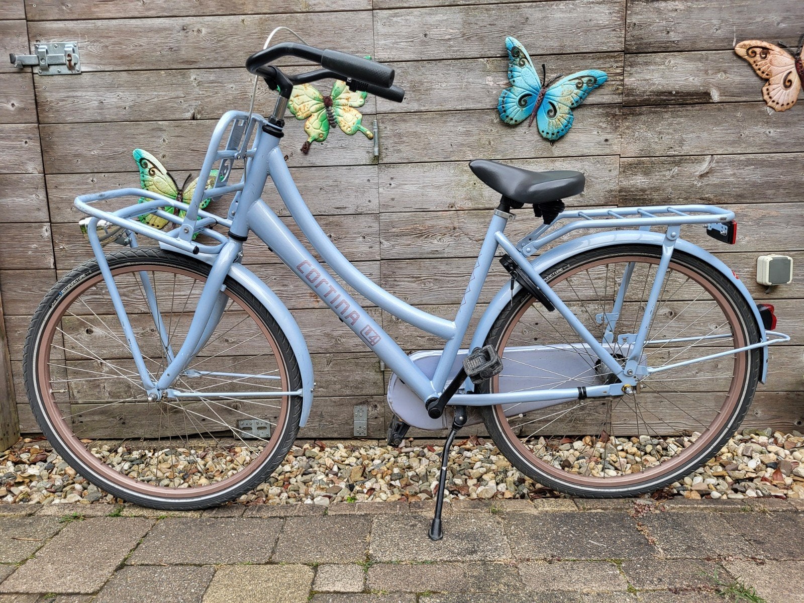 26 inch Cortina U4 Transportfiets. 2 jaar oud., Terugtraprem, Versnellingen, Zo goed als nieuw, Cortina