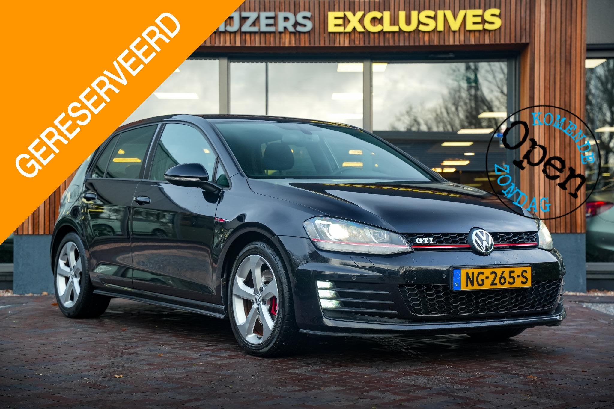 Volkswagen Golf 2.0 TSI GTI Navi Xenon Cruise Clima Stoelver, Auto's, Voorwielaandrijving, Stof, Gebruikt, 4 cilinders