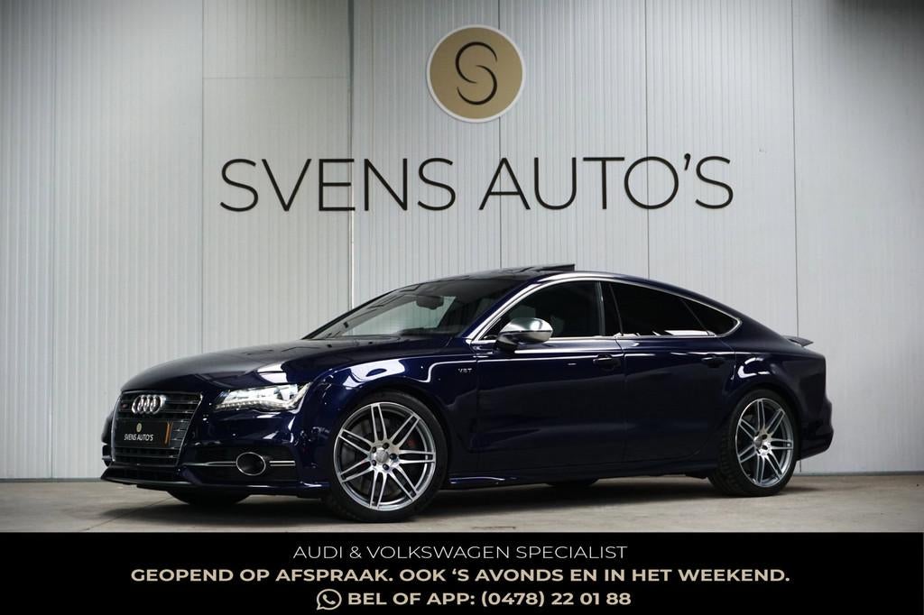 Audi S7 Sportback 4.0 TFSI Quattro Schuifdak|Carbon|Bose|Com, Auto's, Audi, Bedrijf, Te koop, S7, 360° camera, 4x4, ABS, Achteruitrijcamera